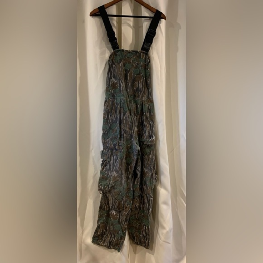 Vintage Ideal Camo Bib Overalls Mens Hunting‎ Made in USA Camouflage